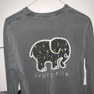 charcoal Ivory Ella long sleeve